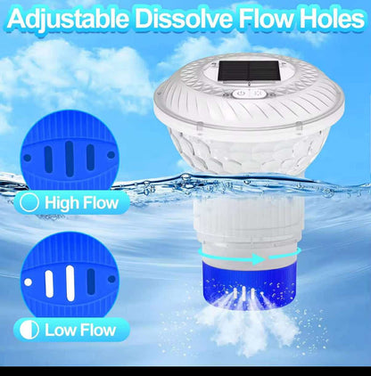 Solar Pool Floater with LED Lights
