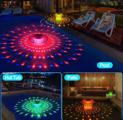 Solar Pool Floater with LED Lights